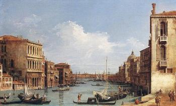 卡納萊托 The Grand Canal from Campo S Vio towards the Bacino